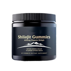 Gummies de Shilajit 600 mg, Complément Alimentaire Minéral Naturel Biologique, Sans OGM, Sans Gluten, Saveur Fruitée, Boost d'Énergie, 60 Comprimés - Product Image 5