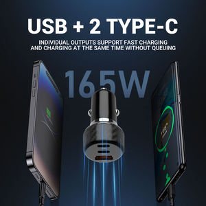 Adaptor Pengisi Daya Ponsel Cepat PD QC Dual <span class=keywords><strong>2</strong></span> <span class=keywords><strong>3</strong></span> Port Usb-C Usb Tipe C 30w 48w 60w Pengisi Daya Mobil - Product Image 6