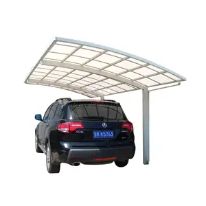 Nieuwste Ontwerp Polycarbonaat Solar Carport Met Aluminium Frame