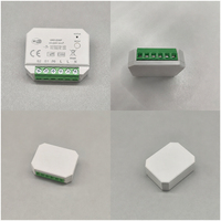 Variateur d'intensité WiFi intelligent compact, compatible Tuya Smart et Google Home, contrôle par la phase descendante pour éclairage LED de 1 à 100W
