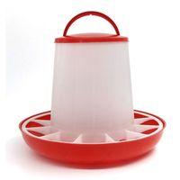 Seau d'alimentation pour volailles en plastique PP de 1,5 kg/2,5 kg/3 kg/5 kg/8 kg/9 kg/10 kg