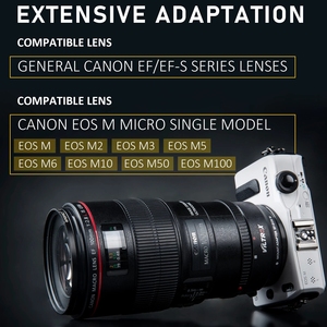 Adaptador de Lente Viltrox EF-<span class=keywords><strong>EOS</strong></span> M con Enfoque Automático Electrónico para Cámaras <span class=keywords><strong>Canon</strong></span> <span class=keywords><strong>EOS</strong></span> M M2 M3 M5 <span class=keywords><strong>M6</strong></span> M10 M50 M100 - Product Image 5