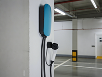 Nouvelle station de recharge murale pour véhicules électriques 240V, portable, niveau domestique, 7KW, câble de 5M, Type 2, certifiée CE, unités de recharge murales