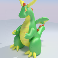 Personnalisé Conception Spéciale PVC Matériel Gonflable Géant Lugia Modèle Pour Advertisemnet