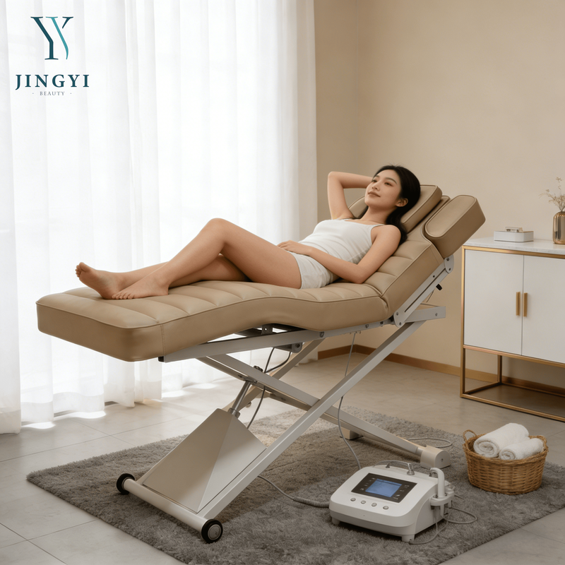 Luxury Gold Base Beauty Bed Electric