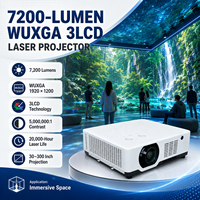 Projecteur 3LCD WUXGA 7200 Lumens pour Projection Mapping, Expositions Immersives, Cinéma Maison et AV Commercial