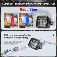 30W LED Avertissement Grue d'aviation Lumière de sécurité Nouvelle condition Projecteur surélevé et Projection d'indicateur de largeur pour camions