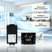 Sistem Penggerak Kipas BLDC untuk Pendingin Udara Evaporatif, Panel Kontrol Layar Digital, Remote Control, Modul WIFI Opsional