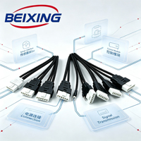 Connecteur étanche M12 personnalisé Beixing A00018, connecteur aviation 8 broches, fiche de transmission de données, faisceau de câbles