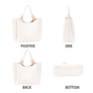 Sac à main en cuir PU de luxe pour femmes avec fermeture à glissière Sac à main portable à bandoulière - Product Image 3