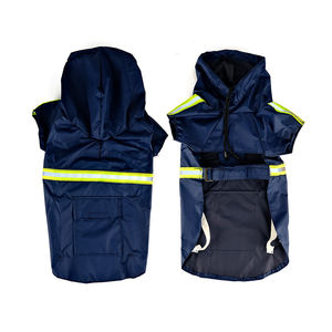 Imperméable pour animaux de compagnie avec bandes réfléchissantes en <span class=keywords><strong>taffetas</strong></span> enduit de PU pour la sécurité des chiens et des chats Visibilité pendant les jours de pluie - Product Image 6
