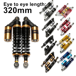 Universal 320mm 12.5" Motorcycle Air Shock Absorber Rear Suspension for <strong>Honda</strong> Motor Scooter ATV <strong>Quad</strong> Dirt <strong>Bike</strong> Gold &amp; Black D20 - Product Image 1