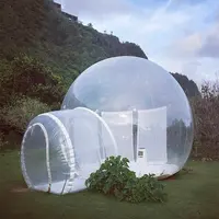 Открытый прозрачный надувной пузырь палатка прозрачная купольная платка для пляжа коттеджный домик палатка для продажи