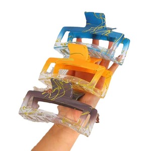 Colorful Large Plastic Hair <b>Clip</b> 13 Cm Gripper For Women Daily Use - Product Image 4
