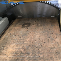 Mesin Gergaji Otomatis Saifan SF6060 Efisiensi Tinggi Horizontal untuk Pemotongan Blok Palet Kayu Tebal 10-140mm dengan Kecepatan 5-30m/Menit
