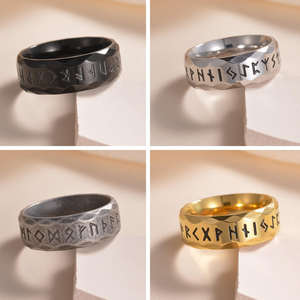 Fashion Jewelry <b>Ring</b> For Women Fine Jewelry <b>Ring</b> Stainless Steel Jewelry <b>Ring</b> Gold Plated Jewelry Bague Archangel Michael style - Product Image 2