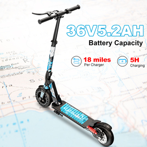 Chine Vente en gros ED200 Scooter électrique 20km 200W Adolescents 8 pouces Roue pneumatique 100KGS Road <span class=keywords><strong>Runner</strong></span> Scooter électrique - Product Image 1