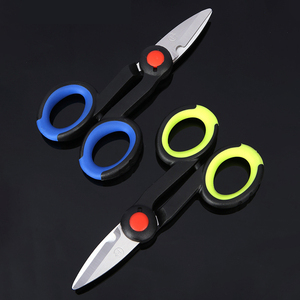 Tijeras de <span class=keywords><strong>Pesca</strong></span> de Acero Inoxidable, Cortador de Línea Trenzada y Monofilamento, Cortes Rápidos, Herramientas de <span class=keywords><strong>Pesca</strong></span> para Barco, Muelle, Surf y Caja de Aparejos - Product Image 3