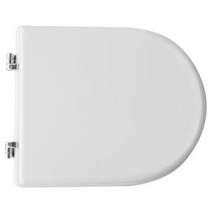 Asiento de Inodoro para Olympia Nicole WC Forma 7 Blanco 50.5 cm de Largo 37.5 cm de Ancho - Product Image 1