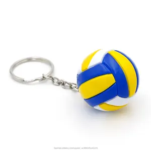 Schlüssel ring maker personalisierte sandstrahlen 3d volleyball schlüssel kette geschenk