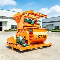Bétonnière JS750 pour Centrale à Béton HZS35, Usine de Préfabrication et Travaux de Malaxage sur Chantier