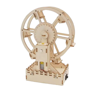 DIY Wooden Ferris Wheel Model Materials Kit <b>Science</b> Experiment Assemble <b>Toy</b> - Product Image 1
