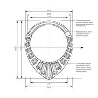 Piercing Clicker Septum en Titane ASTM F136 G23 avec Zircone Cubique (CZ) Formes Goutte d'eau, Baguette et Ronde Assorties, 16G 8mm 10mm, pour Nez, Daith, Hélix
