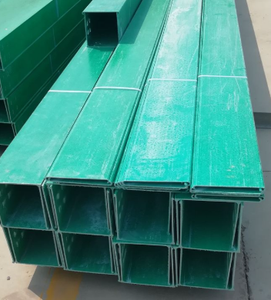 FRP Cable Tray 200*100 in Stock. Fire-retardant, High-temp Resistant Slot Box. Long-span Fiberglass Cable Tray Manufacturer. - Product Image 2