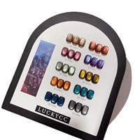 Ensemble de 10 couleurs de vernis à ongles magnétique dynamique effet œil de chat, irisé, pour mariée, rouge caramel Maillard, automne-hiver