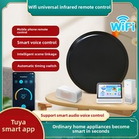 Tuya Smart WiFi IR Blaster, télécommande universelle pour TV, appareils électroménagers, compatible avec Alexa, Google Home, OLED, batterie, hôtels, Android