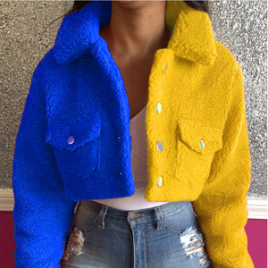 Women Faux Fur Coats Jackets Winter Crop <strong>Tops</strong> Coats Fashionable Girl Trendy Jackets for Women Ladies <strong>Bubble</strong> Down Puffer Coats - Product Image 4