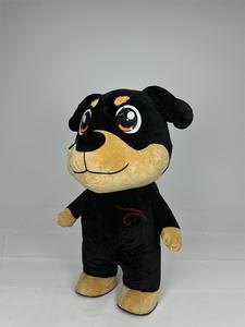 Poupées de <span class=keywords><strong>chien</strong></span> noires gonflables Costume de mascotte de dessin animé en mouvement Costumes de <span class=keywords><strong>chien</strong></span> de patte en peluche de 2m <span class=keywords><strong>pour</strong></span> des événements d'adultes marchant - Product Image 5
