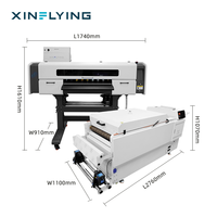 Imprimante DTF XinFlying 9 couleurs I3200 38 ㎡ Machine à secouer la poudre à grande vitesse pour l'impression sur t-shirts, service local aux États-Unis
