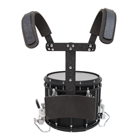 Tambour de parade EVANS haut de gamme avec peau de tambour et harnais de transport pour performance en extérieur
