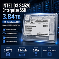 Untuk Intel Solidigm D3-S4520 SSDSC2KB038TZ01 3.84TB Enterprise SATA SSD, 2.5" 7mm SATA 6Gb/s TLC Server Solid State Drive