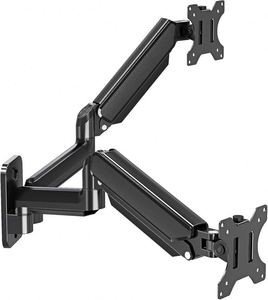 Adjustable Monitor Arm <b>Wall</b> <b>Mount</b> Bracket for Ergonomic <b>Desk</b> Setup - Product Image 1