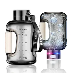 Wholesale 2024 Supplier Best 1.5L Portable New Usb Rechargeable Generator glass kettle PEM Hydrogen H2 Rich Water Bottle