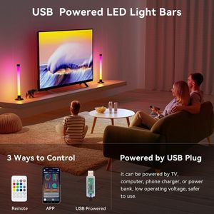 Smart RGB LED Music Sync Color-Changing <b>TV</b> Backlight App <b>Remote</b> <b>Control</b> USB Powered LED Lights for Gaming - Product Image 6