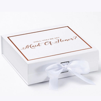 Scatola regalo di abbigliamento pieghevole di fascia alta con Logo personalizzato con nastro di lusso camicie da sposa scarpe magnetiche scatola di imballaggio vestiti per bambini