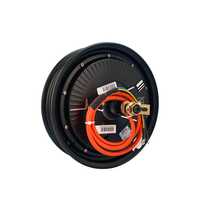 QSMOTOR 10 Inch V3 1200W35H Motor DC Tanpa Sikat Flywheel Konstruksi Magnet Permanen Rem Cakram Tahan Air Sepeda Listrik IE4