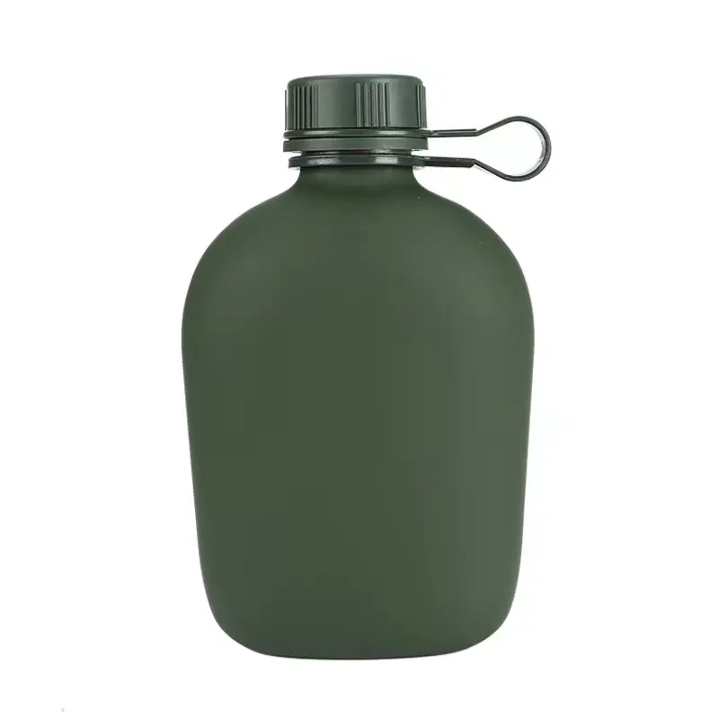 Bouteille d'eau en aluminium 1L avec sac logo personnalisé réutilisable vente en gros bouilloire extérieure avec carafe de bouteille d'eau de randonnée