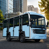 Navette Électrique Écologique pour Visites Touristiques, Bus de Transport, Chargeur 72V, Autonomie 100km, Caractéristiques de Sécurité, Faible Vitesse, Facilité d'Utilisation