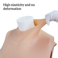 Seins Réalistes Style DIY pour Travestissement Homme-Femme – Dispositif Gonflable ou Rempli d'Eau – Faux Seins en Silicone, Jouet Sexuel