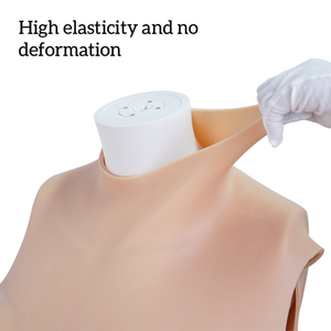 DIY tarzı gerçekçi göğüsler erkekler kadınlar giyinmek şişme veya su dolu cihaz sahte meme seks oyuncak silikon göğüsler - Product Image 4