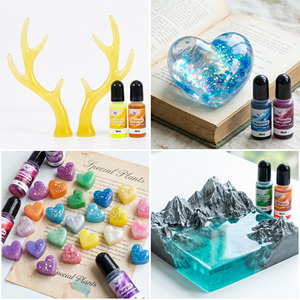 LEQU Happy And Fun - Tinte de Resina de 15 Colores para Hacer Joyas, Pigmento Líquido de Alta Concentración para Arte en Resina y Manualidades - Product Image 4