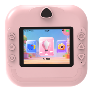 Kinderen Instant Print Thermische Fotocamera <span class=keywords><strong>Printer</strong></span> Radio met Spraakbesturing AI Foto Generatie voor HD Video-opnames en Creatief - Product Image 4