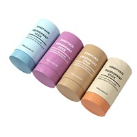Emballage cosmétique cylindrique personnalisé, flacon roll-on de 25 ml, déodorant, flacon en plastique PP, répulsif anti-moustiques, distributeur d'anti-transpirant