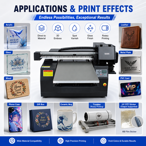 Stampante Inkjet UV DTF A2 5060 con Doppia Testina XP600, 50x60cm, 2400 DPI, Flatbed per Stampa Diretta su Oggetti e Adesivi in Pellicola AB - Product Image 3