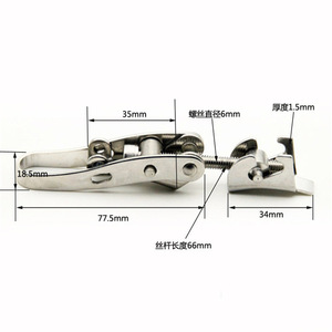Hui Ding Stainless Steel Barrel <b>Clamp</b> Lock 77.5mm <b>Quick</b> Release For Hose <b>Clamps</b> - Product Image 1