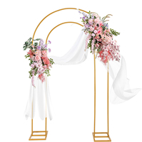 Support d'arche ouverte à double structure en U pour cérémonies de mariage et décorations d'anniversaire